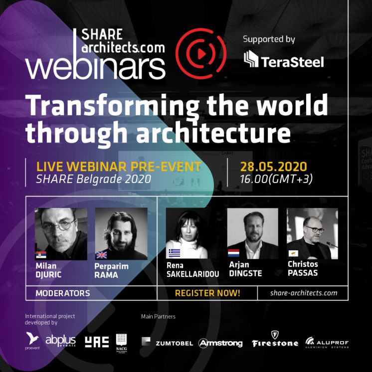 SHARE Architects launches the new program of live webinars in May