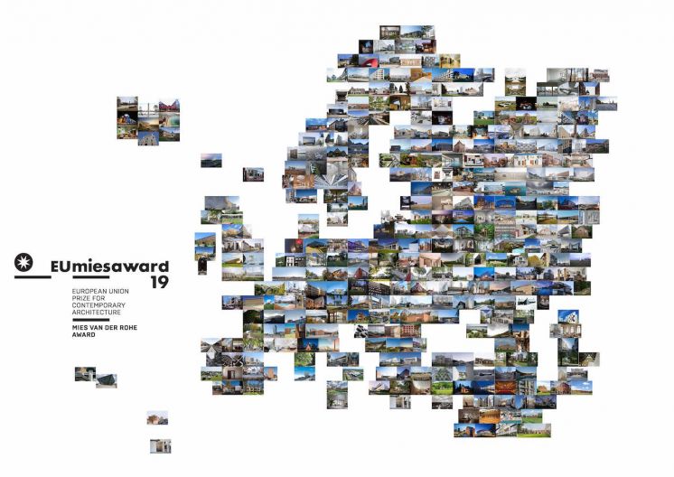 383 WORKS COMPETING IN THE EU MIES AWARD 2019! 7 of the projects are built in Serbia